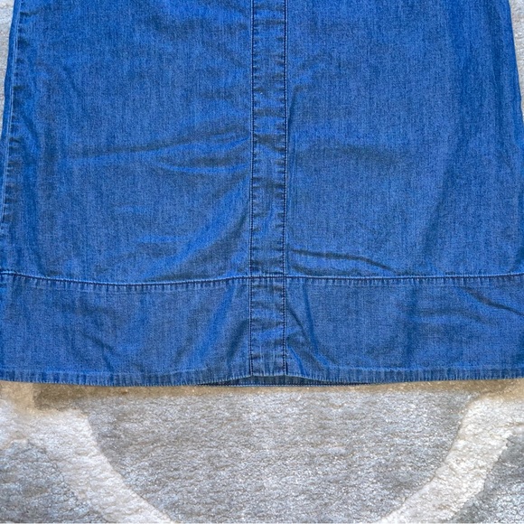 πHPπ Fan Denim Cap Sleeve Dress - Picture 2 of 7